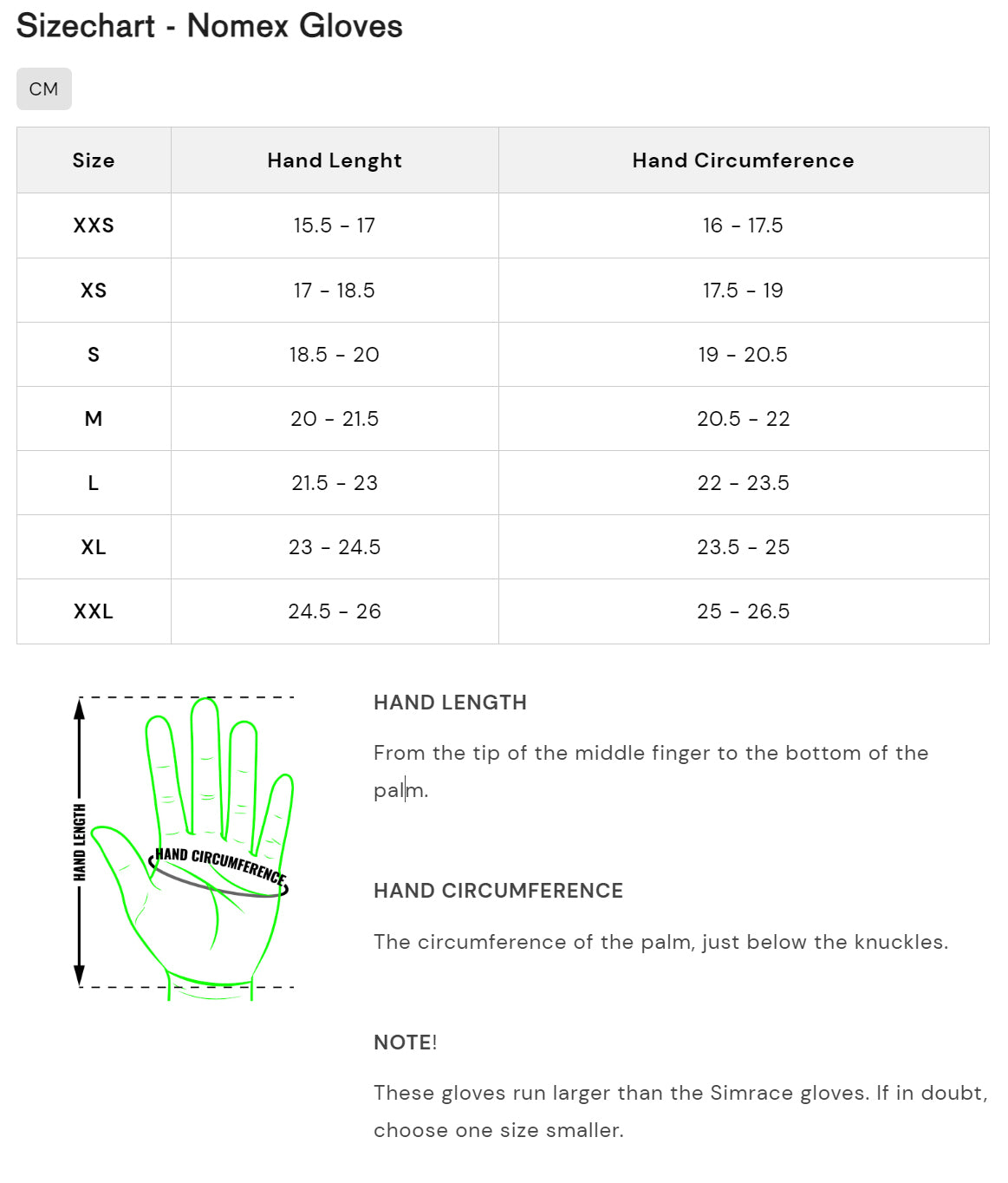 Nomex Handschoenen - YLLW